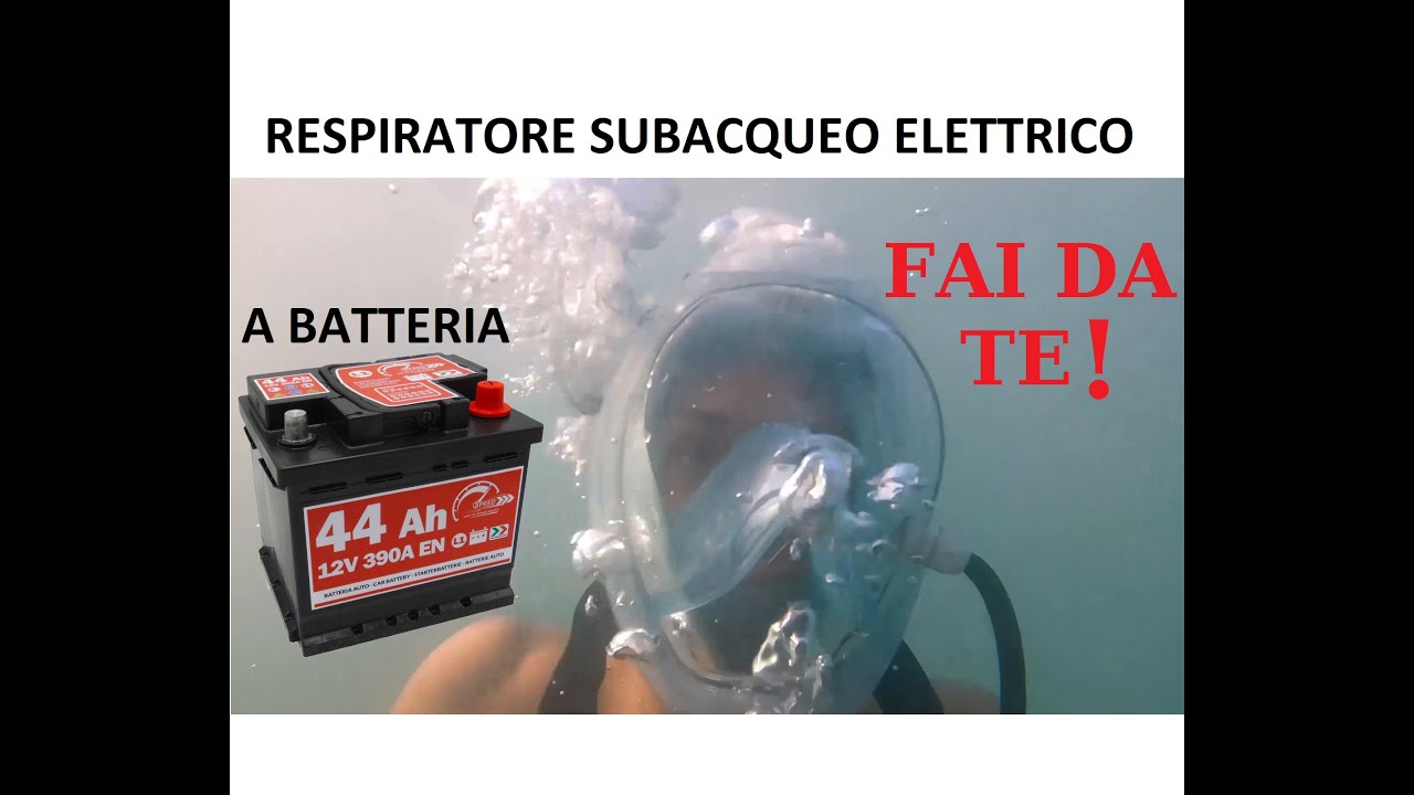 Ventilatore Subacqueo Portatile DECCA Chuangqian No.1 – 10 Ore Di Autonomia, Profondità 12 Metri, Senza Bombola