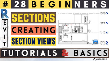 #28 Beginners / How to Create Section Views / Revit Tutorials & Basics #createghar #revit #autocad