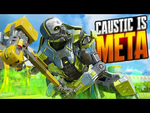Caustic is INSANE Meta in Apex Legends (27 KILLS and 6,951 Dmg)