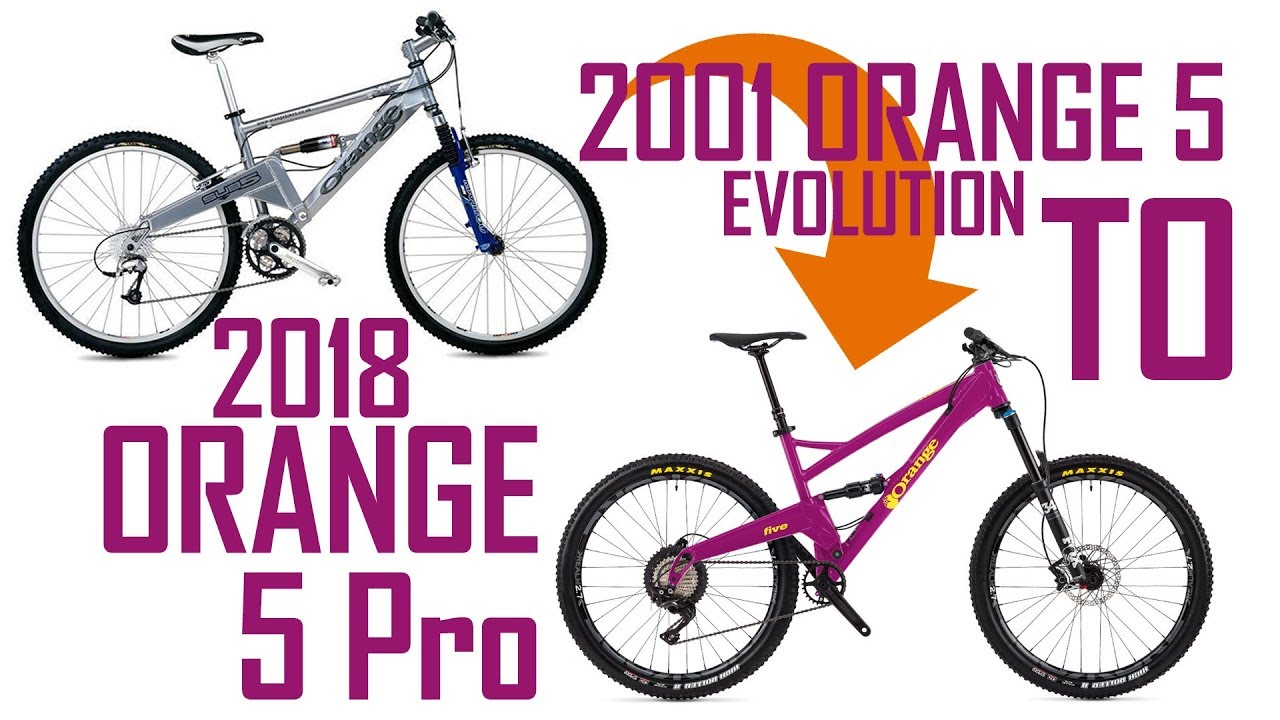 Orange 5 Pro 2018 vs 5 Pro 2001 vs Canyon Spectral AL 7 0