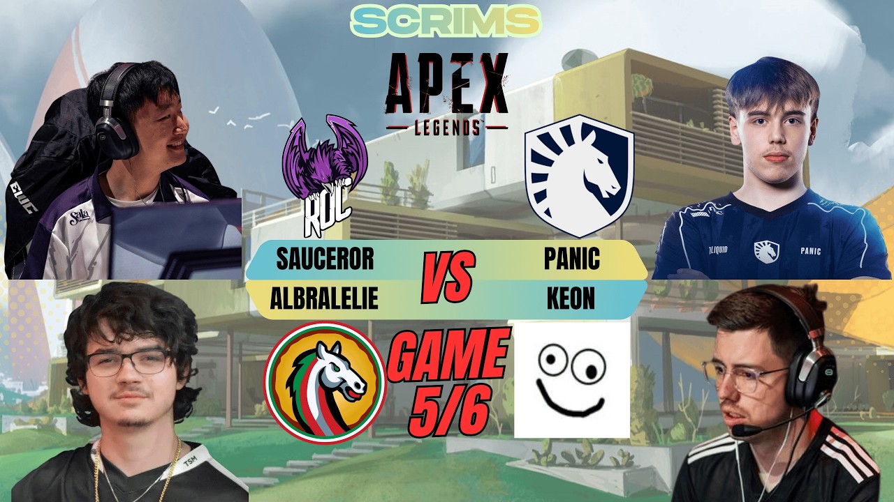 Panic vs Sauceror 😬| Albralelie vs Keon 🔥| Apex Legends