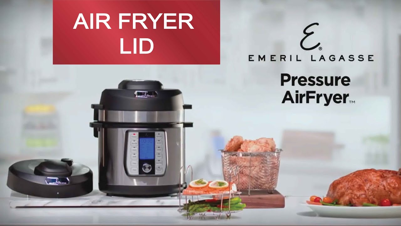  Emeril Everyday 6 QT Pressure Air Fryer, 5 Pc Accessory Pack,  Silver : Home & Kitchen
