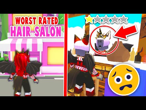 Never Go To The Worst Rated Hair Salon In Adopt Me You Will Regret It Roblox Youtube - hair salon roblox videos