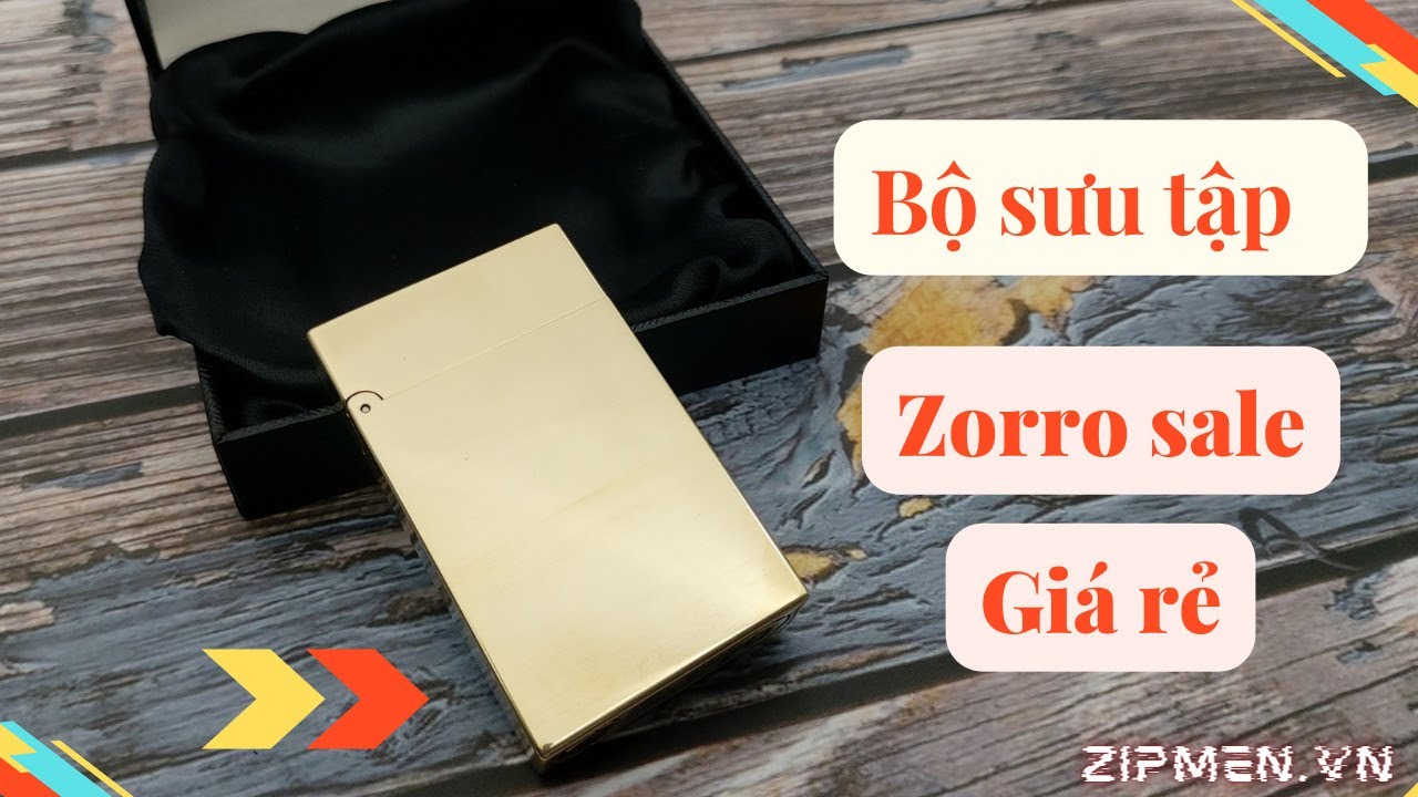 Bật lửa Độc Đẹp Siêu Sale Giá Rẻ| Hộp quẹt Zorro gía rẻ âm hay