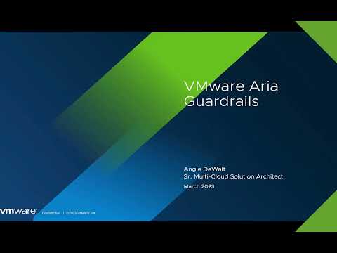 VMware Aria Guardrails- Multi-Cloud