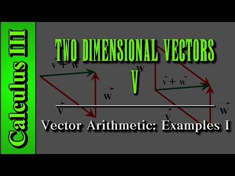 Calculus III: Two Dimensional Vectors (Level 5 of 13) | Vector Arithmetic Examples I