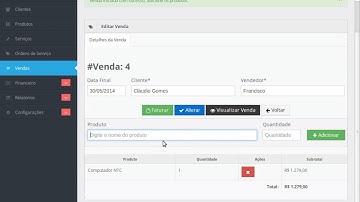 Sistema de Ordem de Serviço - PHP e MySQL