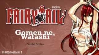 [FULL] Fairy Tail ED 3 -『Gomen ne, Watashi』- Original/English chords