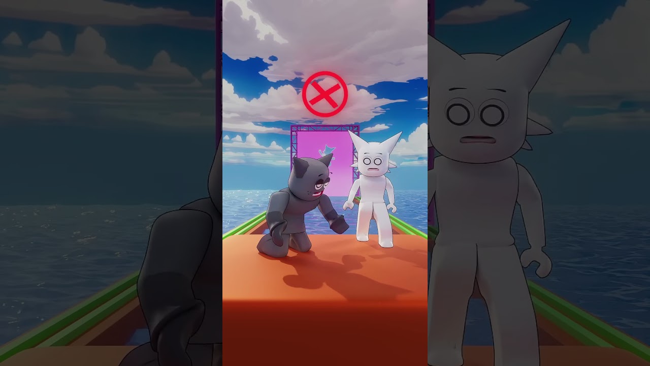 ¡Gray y Wenda juegan al agujero en la pared de Roblox!