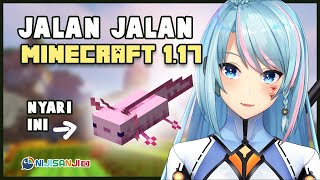 【MINECRAFT】Ngider-ngider patch baru! Nyari biome dan AXOLOTL!!!【NIJISANJI ID】