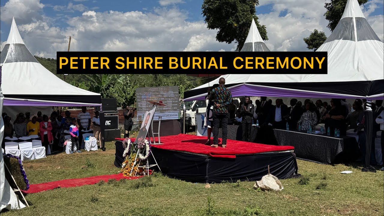 PETER SHIRE BURIAL CEREMONY LIVE