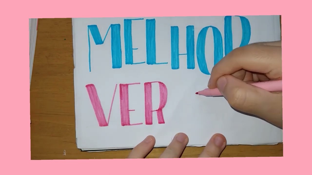 Lettering completo em menos de 15 minutos | Hora da arte #lettering #arte