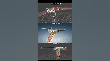 1873 • P08 • Borchardt 🎮 Three Eras of  Evolution #era #lugerp08 #evolution #reload #animation #fps