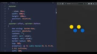 Animated Ball Loader Design Using Html & CSS UI Design