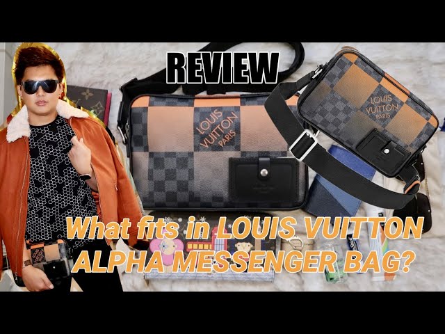 Louis Vuitton Alpha Messenger Damier Graphite Giant Orange for Men