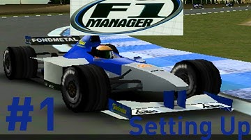 F1 Manager: Minardi Manager Career - Part 1 - Setting Up