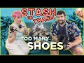 Shoe Collection Declutter with me! Stash or Trash Ft. Paul!