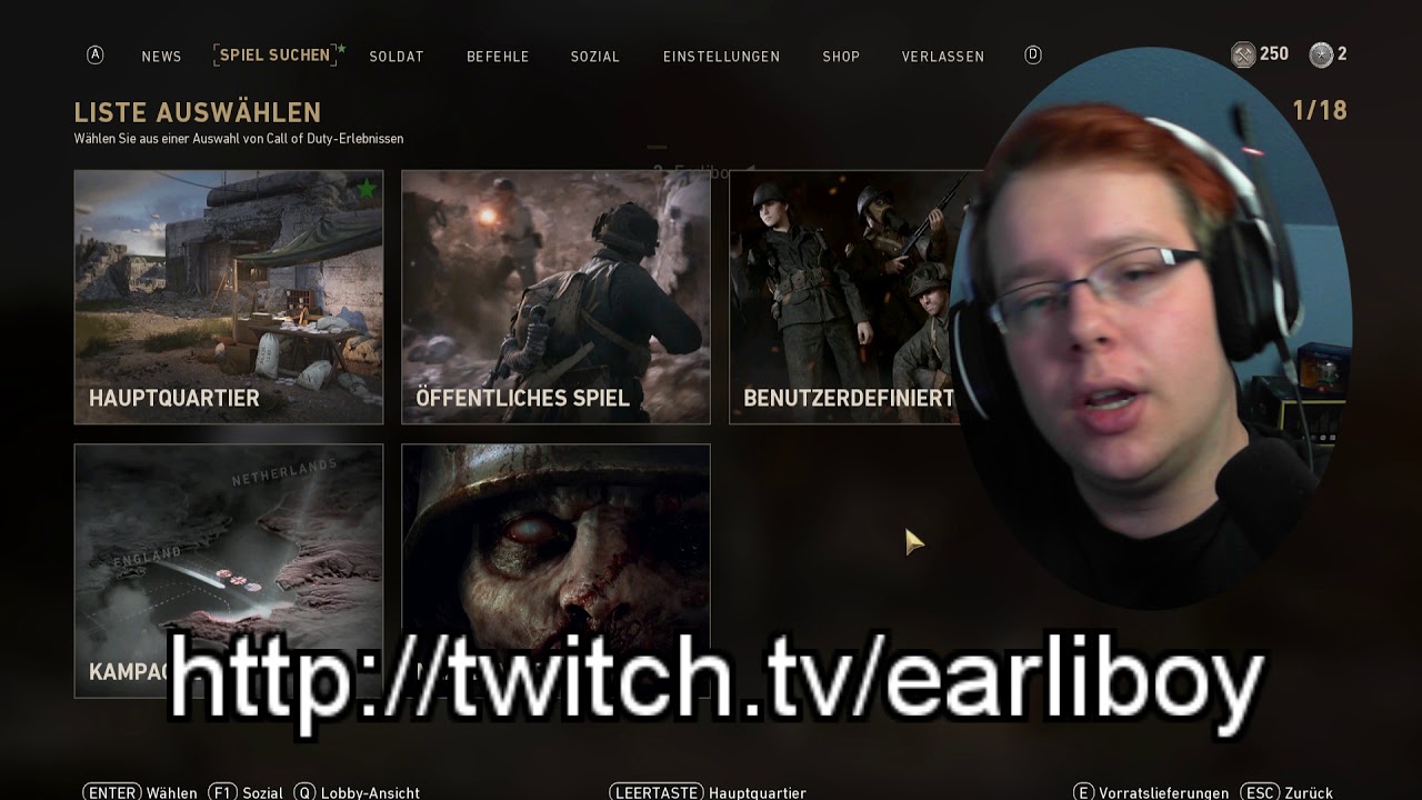 Call of Duty: World War 2 LIVE! - http://Twitch.tv/earliboy - Call of Duty: World War 2 LIVE! - http://Twitch.tv/earliboy