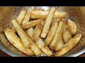 البطاطس المقلية المقرمشة بالنشا بنتيجة مذهلة