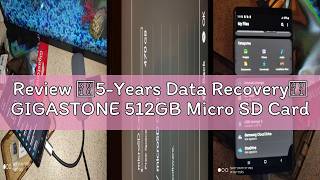 Review 【5-Years Data Recovery】 GIGASTONE 512GB Micro SD Card, 4K Camera Pro, A2 V30 for Smartphone,