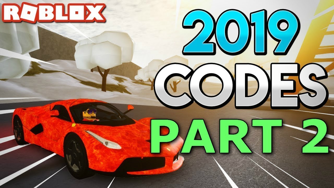 All Vehicle Simulator Codes 2 Updated Roblox 210 500 2019 YouTube