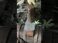 see the process of cutting the tip of the iron figure kitchen tool