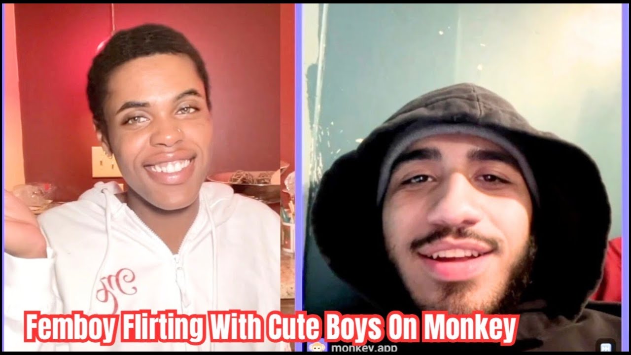 Femboy Being Flirted With By Attractive Men On Monkey | I had them feenin