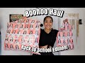 Cute & Cozy Back-to-School Boohoo Try-On Haul! Graphic Tees, Jackets, Sweats