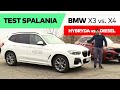 Hybrydowe X3 vs X4 w dieslu - które BMW jest oszczędniejsze? TEST SPALANIA!