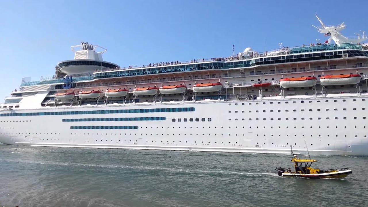 Monarch of the Seas - Final Port Canaveral Sail Away (3/29/2013)