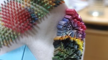 3D Printing on cloth... future is here... #3dprinting #stratasys #fashion #future #colorful