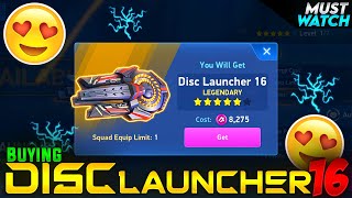 DISC LAUNCHER 16 UNLOCKED!! 🔓😍 || MECH ARENA || HRG ||