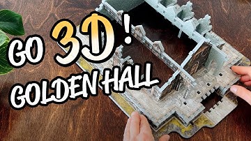 Assembly Instructions | Lord of the Rings - Golden Hall 3D Jigsaw Puzzle