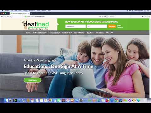 Student Login on ASLdeafined