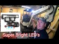 Replacing Excavator Lights With Super Bright LED&#39;s