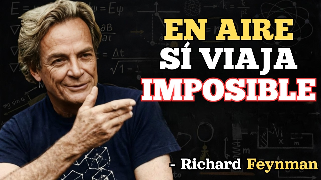 Richard Feynman explica por qué el sonido viaja pero no puede moverse a través del espacio vacío