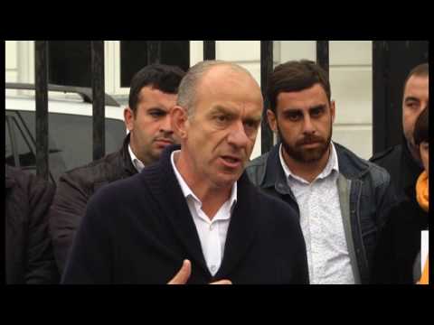 აქცია რაიონულ სასამართლოსთან