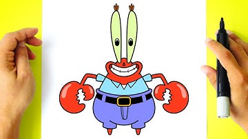 How to DRAW MR. KRABS - SpongeBob SquarePants
