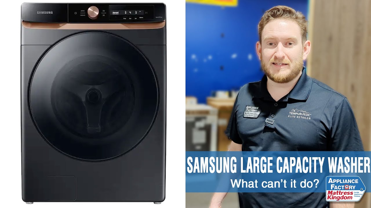 Product Unboxing and Overview: Samsung WF46BG6500AV Large Capacity
