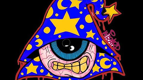 How to draw a ONE EYE WIZARD character - Como dibujar un Wizard con un ojo