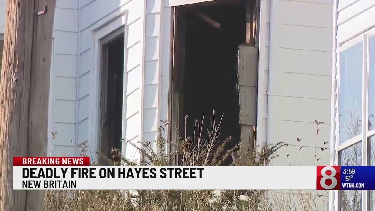 Man found dead after New Britain house fire - YouTube