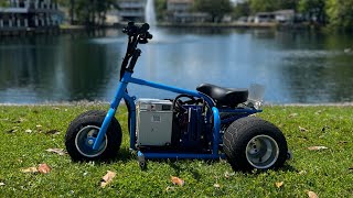 We FINISHED the Electric Lithium Powered Mini Trike | It Rips!