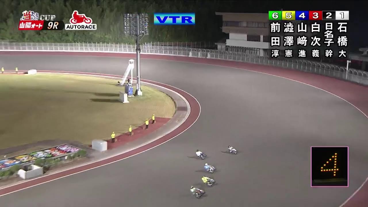 山陽オートレース中継 2026年8月18日 山陽ミッドナイトオートレース 当たるんですCUP 2日目