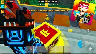 Pixel Gun 3D - What's in the GOLD CHEST, Only One Gold Chest Challenge in the Battle Royale