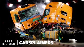 How Semitrucks Are Crash Tested | Carsplainers
