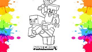 MINECRAFT COLORING PAGES FOR KIDS