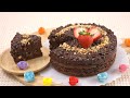 Rich Chocolate and Crispy Rice Cake :: Perfectly Moist Cake Recipe :: Fragrant Chocolate Flavor