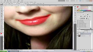 Photoshop CS5 lipstick tutorial screenshot 5