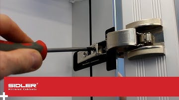 SIDLER Mirrored Cabinet BLUM Soft-Close Hinge Adjustment