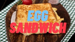 EGG SANDWICH HACK RECIPE (TikTok Easy Quarantine Recipe) #shorts